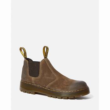 Dr Martens Férfi Hardie Suede Chelsea Csizma Barna